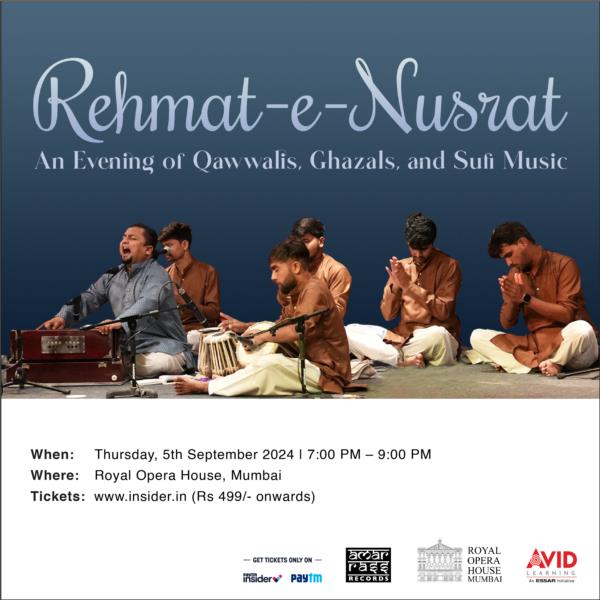 Rehmat-e-Nusrat: An Evening of Qawwalis, Ghazals, and Sufi Music