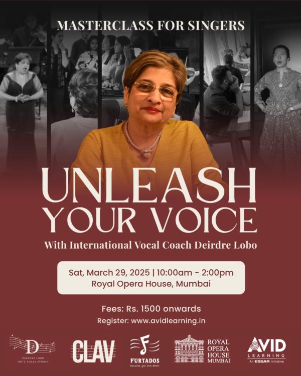 Unleash Your Voice: A Masterclass for Singers with Deirdre Lobo